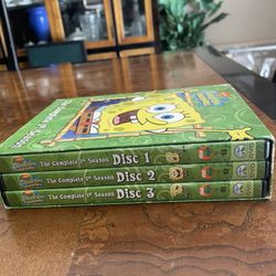 SpongeBob Squarepants, The Complete 1st Season Very Good DVD, Disc 3, 2005, English, Dutch, French, Spanish
