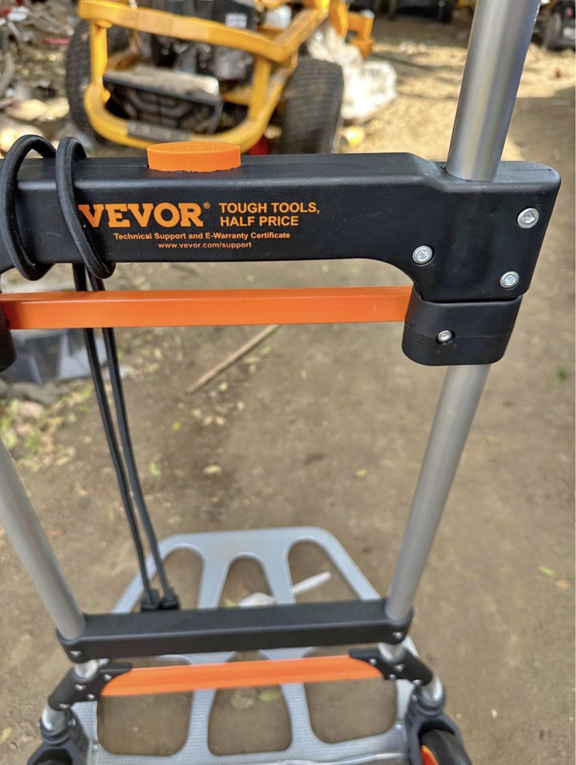 Folding Hand Truck, 309 lbs. Load Capacity, Aluminum Portable Cart, Convertible Hand Truck and Dolly