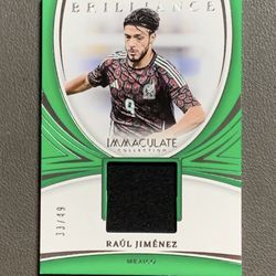 Raul Jimenez 2024-25 IMMACULATE Brilliance Jersey /49