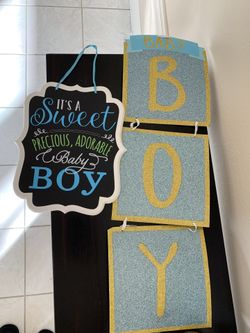 Baby boy signs