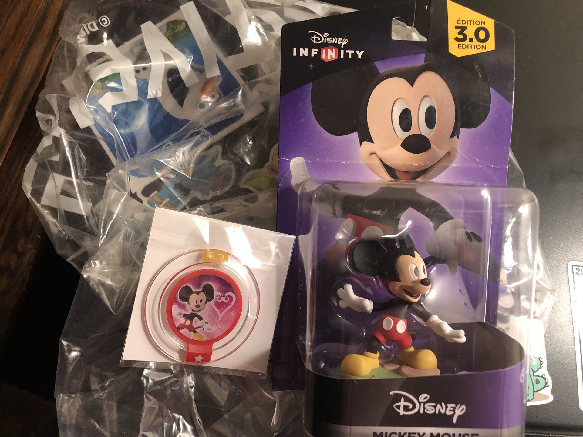 Mickey Mouse Disney infinity 3.0 Figure Kingdom Hearts Power Disc D23 Expo 