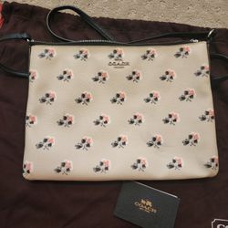 Coach Canvas Crossbody Bag -  Floral Print

