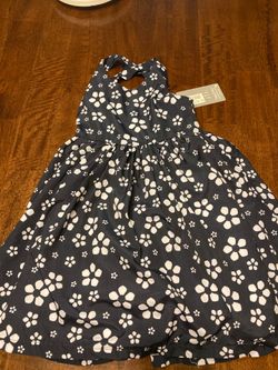 Girls White daisy’s summer dress Lozan Chic designed in Spain sz7 (122cm)