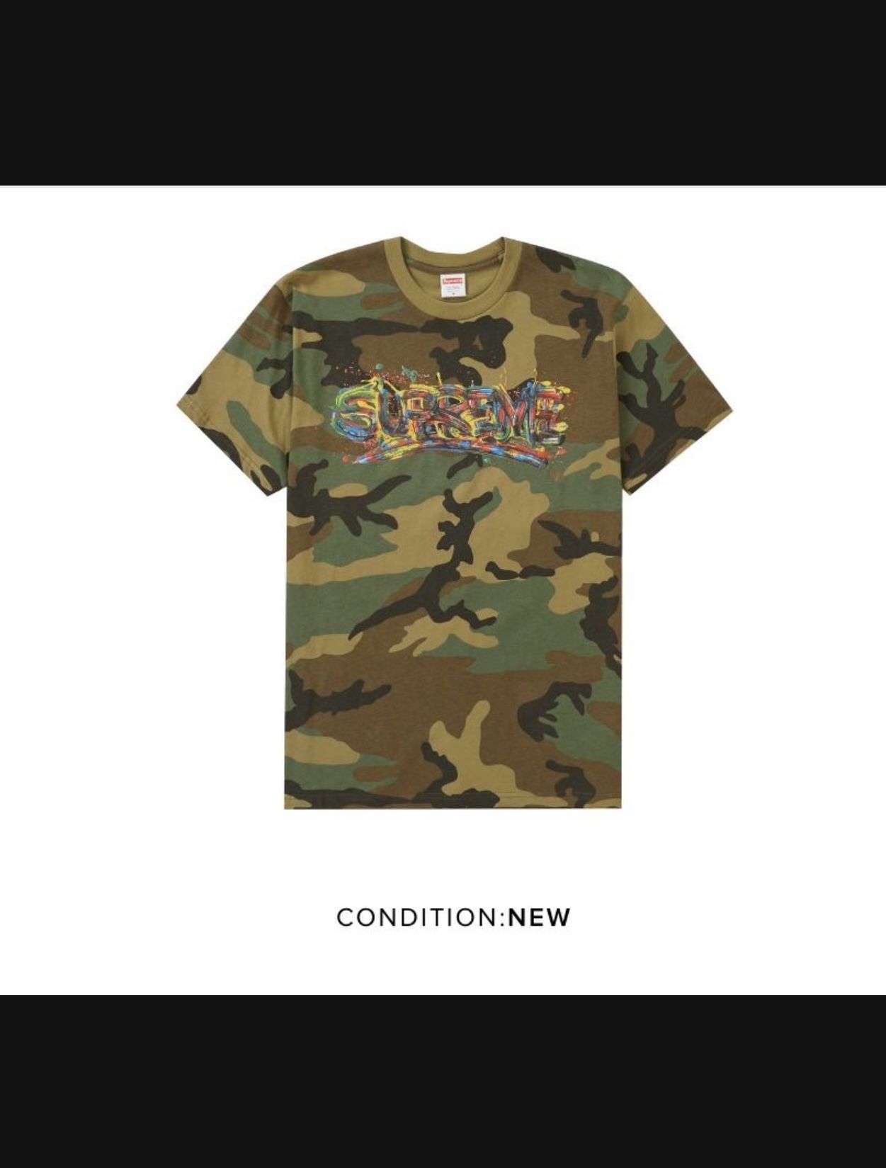 Supreme Camo T Shirt