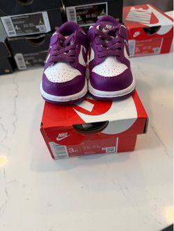 Nike Dunk Low Toddler Sneakers Size 3C