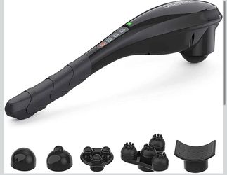 RENPHO Rechargeable Handheld Back Massager, Cordless Electric Neck Massage Tool for Shoulder, Foot, Leg, Calf