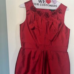 Adrianna Papell Size 10 Red Dress