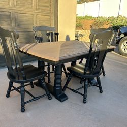Gorgeous Fully Refinished Dining Set Solid Wood