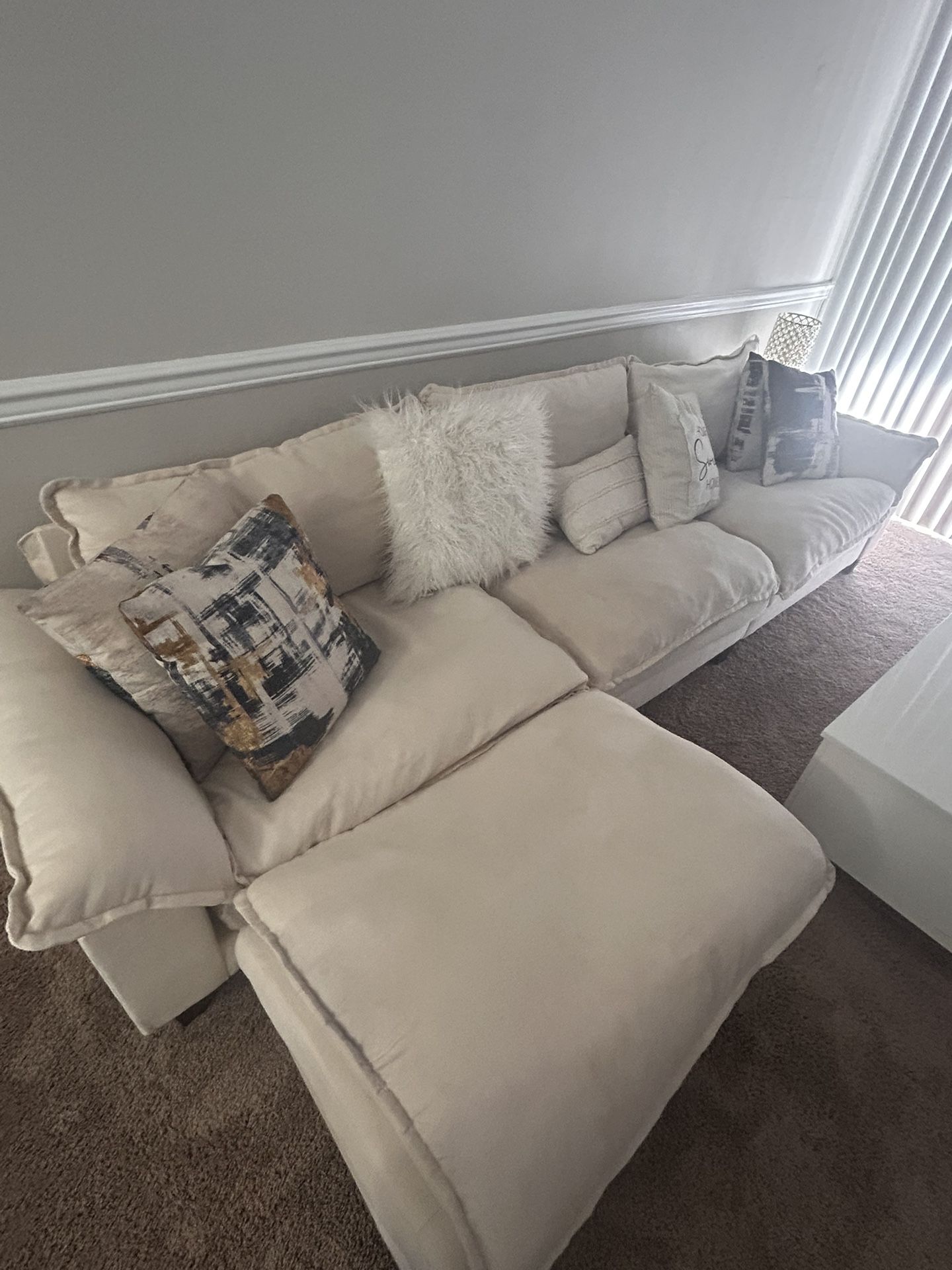 Cream Sectional Couch