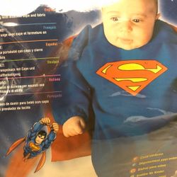 NB-Infant Halloween Costume- Superman