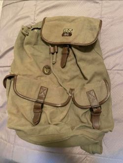 RT 65 Canvas Backpack Military Style