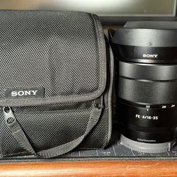 Sony FE Full Frame Lens FE4/16-35mm Valor Tessies Zeiss