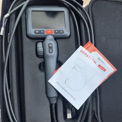 Camera with Light, 4.5" Screen and 5FT Flexible Snake Scope Industrial 10f