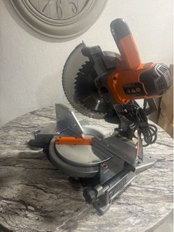 RIDGID 10 IN. DUAL BEVEL MITER SAW