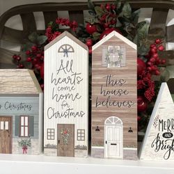 Christmas decor signs