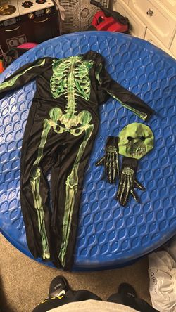 Skeleton kids costume