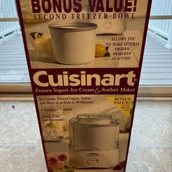 Ice Cream and Yogurt Maker 