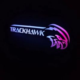 HELLCAT, trackhawk, SRT, SCATPACK RGB BADGES