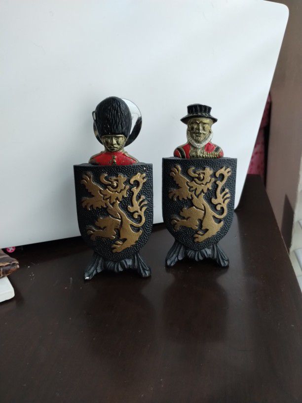Paul Glademan 1950's cast metal Beefeater royal guard Bottle Openers (Rare)