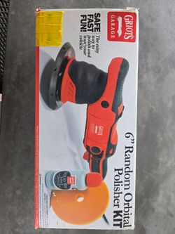 Griot's Garage 6" Random Orbital Polisher for Car Detailing