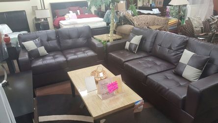 Sofa and love seat set