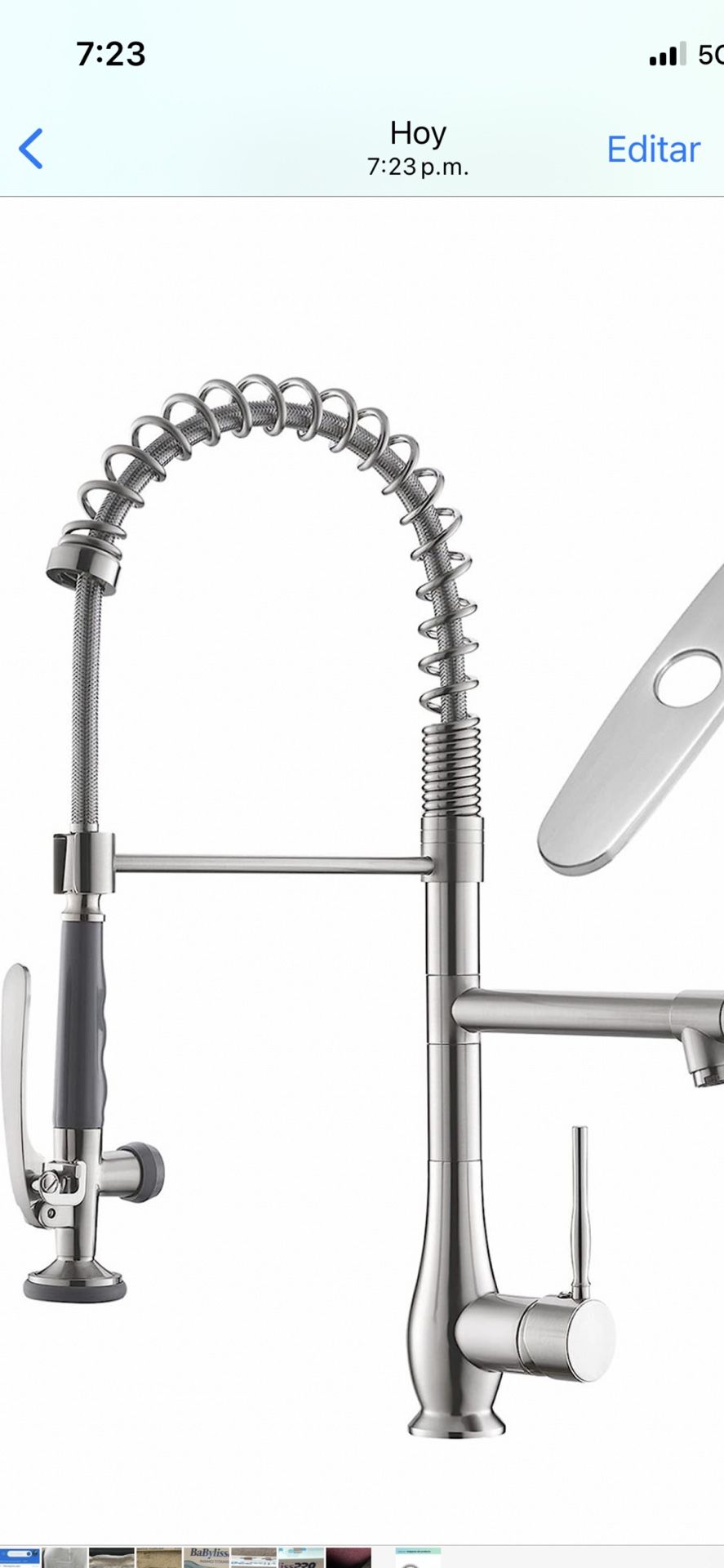 EXTENDALE KITCHEN FAUCET