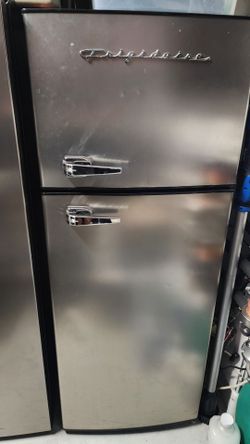 Stainless Steel Refrigerator & Upright Freezer