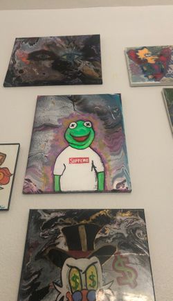 Kermit Painting