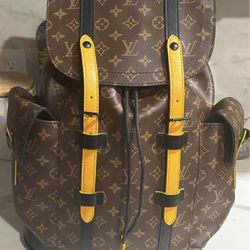 Louis Vuitton Leather Backpack