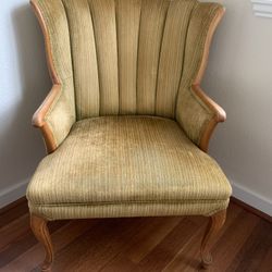 Winged Back Mid-Century Modern Chair