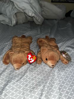 2x Beanie Babies Cubbie Bears