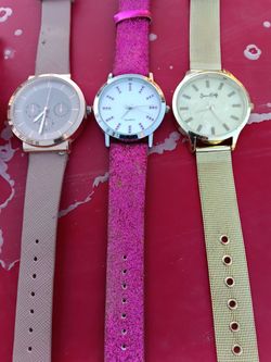 I have all these wrist watches summer brand new some are used some have batteries some don't local and cats pick up only just look at the pictures and