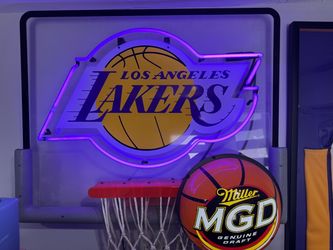 Lakers beer Neon MGD