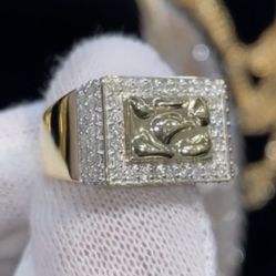 10k Diamond 1.53 CT Yellow Gold Men’s Ring