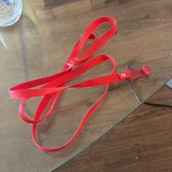 Red Classical Mariachi Guitar Strap