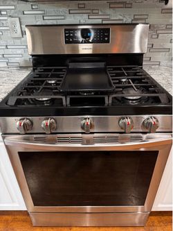 Samsung 30 inch stainless steel gas convection range