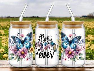 Mother's Day Glass Cups