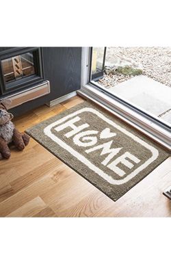 Non-slip Doormat 36" x 24" - Brown