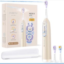 Electric Toothbrush with Water Flosser Combo, 3-in-1: Flosses, Vibrates and Oscillates, Flossing Toothbrush for Adults, Cordless Water Flosser for Tra
