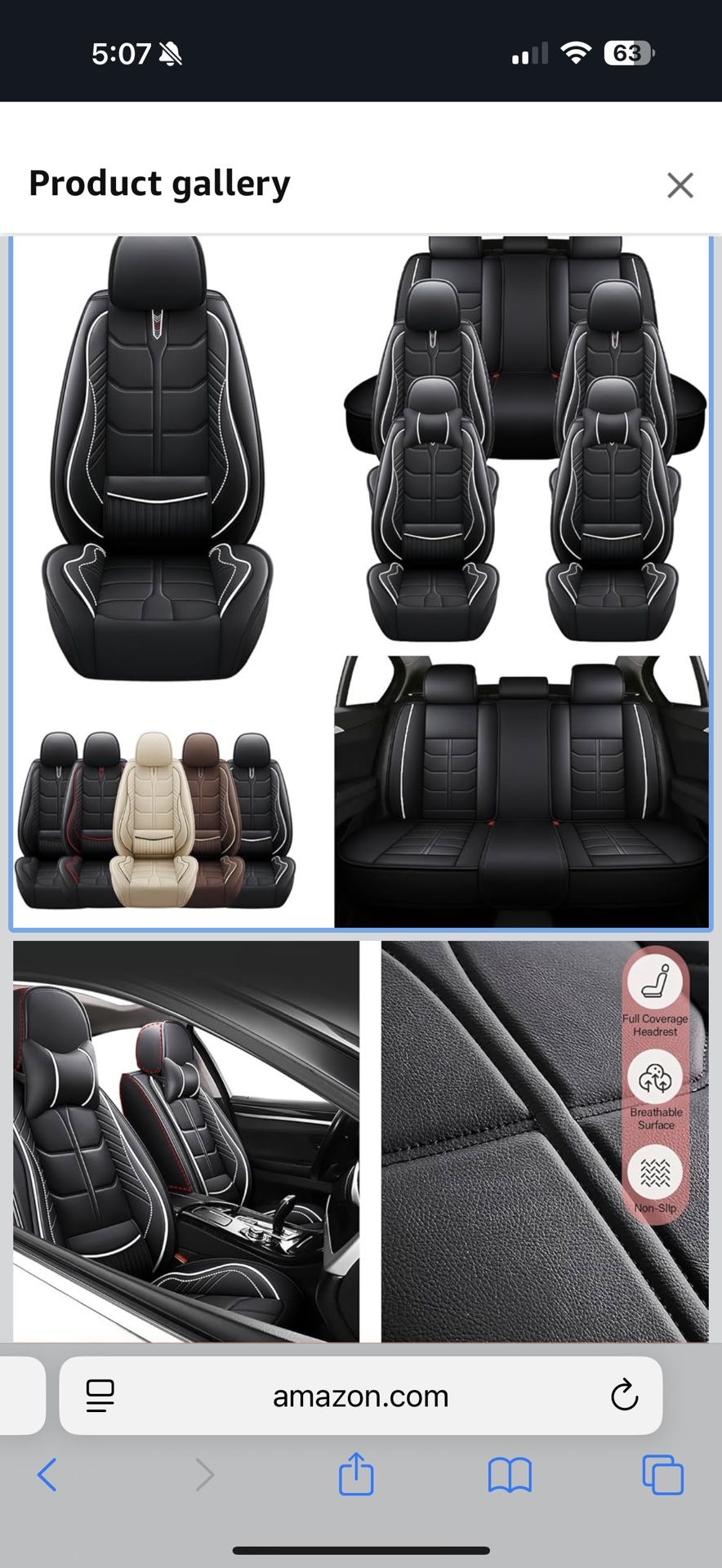 Chrysler Pacifica Seat Covers