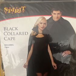 Deluxe black Cape Adult One size Fits Most