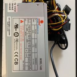 Coolmax V-600 140mm Cooling CPU Fan And PCI-E Connector 600 Watts ATX 12V Vb Computer Power Supply 