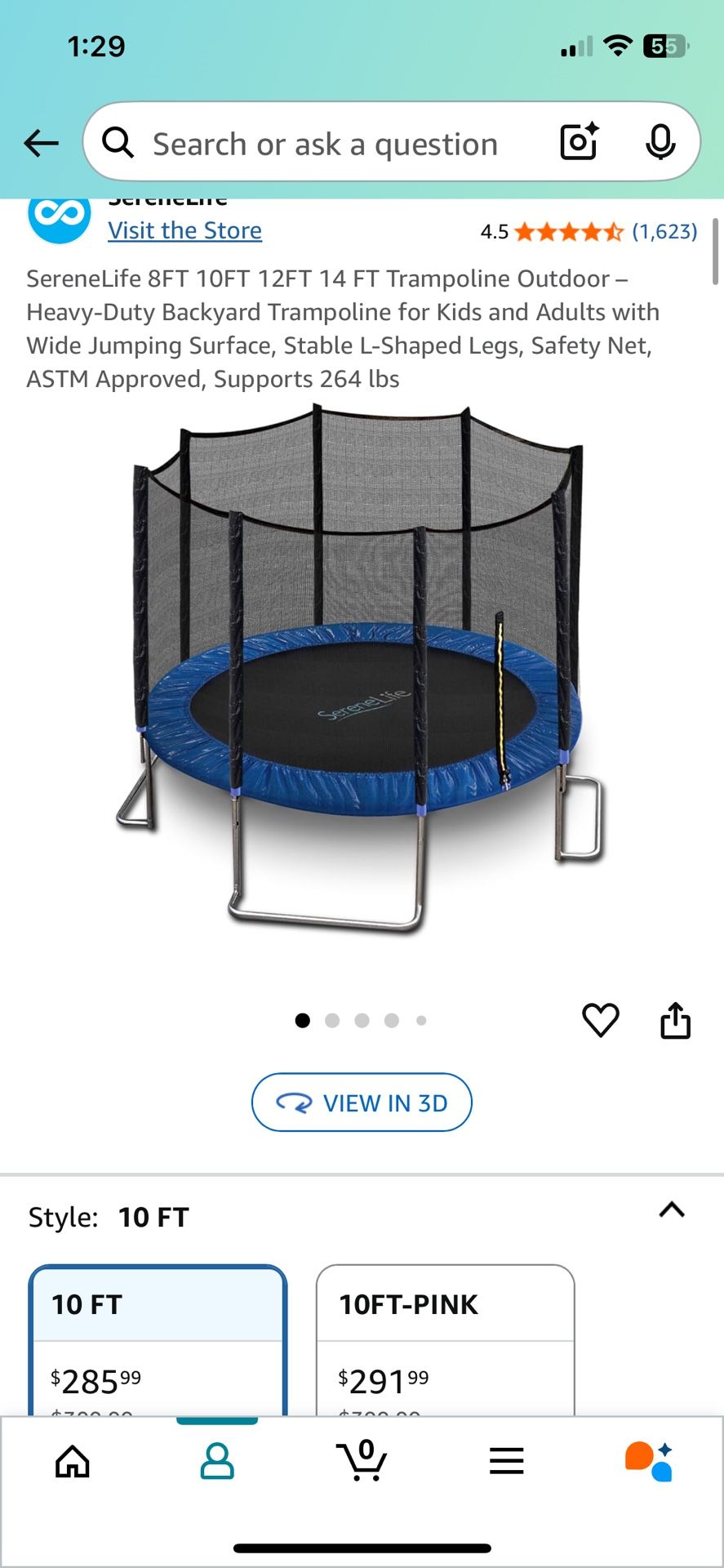 10’ Trampoline