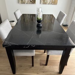 Used marble dining table for sale discount