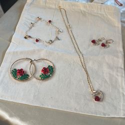 Rose Jewelry Gold Laminated