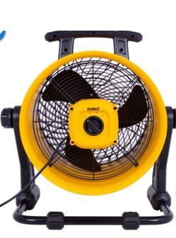 DEWALT 16” 3-Speed Benchtop & Hanging Drum Fan  