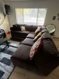 Brown Sectional Couch