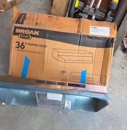 New Broan Duct-less 36 In Under Cabinet Stainless Range Hood