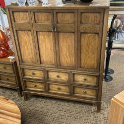 Maple Color Mid Century Chest Of Drawers