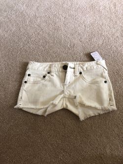 Brand new - Free people white shorts size SX